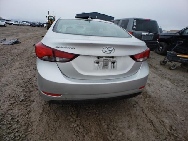 5NPDH4AE4GH663662 - 2016 HYUNDAI ELANTRA SE SILVER photo 6