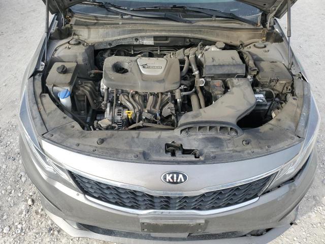 5XXGU4L16KG283973 - 2019 KIA OPTIMA EX GRAY photo 11