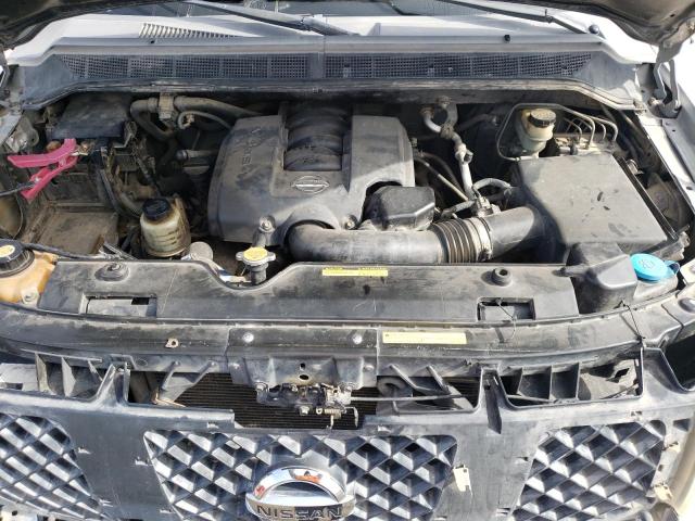 1N6AA07A36N509900 - 2006 NISSAN TITAN XE SILVER photo 11