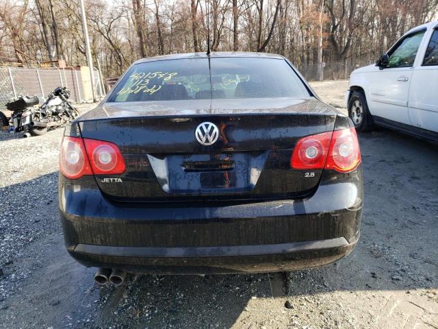 3VWEG71K67M165078 - 2007 VOLKSWAGEN JETTA WOLFSBURG 黑色 照片 6