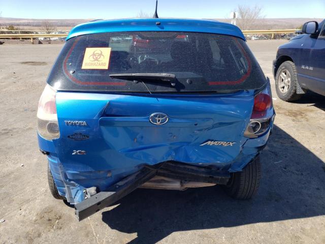 2T1KR30EX7C655052 - 2007 TOYOTA COROLLA MA XR BLUE photo 6