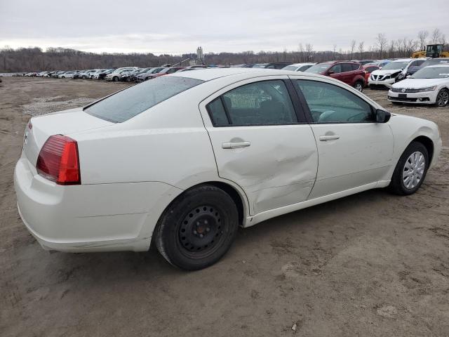 4A3AB36F67E035583 - 2007 MITSUBISHI GALANT ES WHITE photo 3