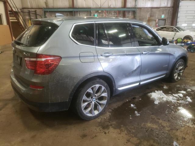 5UXWX9C51H0T07575 - 2017 BMW X3 XDRIVE28I GRAY photo 3