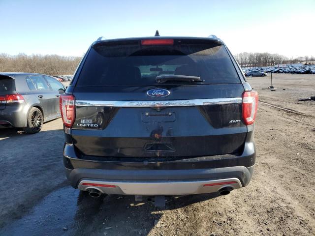 1FM5K8F85HGC87670 - 2017 FORD EXPLORER LIMITED BLACK photo 6