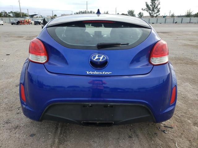 KMHTC6AD8EU215355 - 2014 HYUNDAI VELOSTER BLUE photo 6