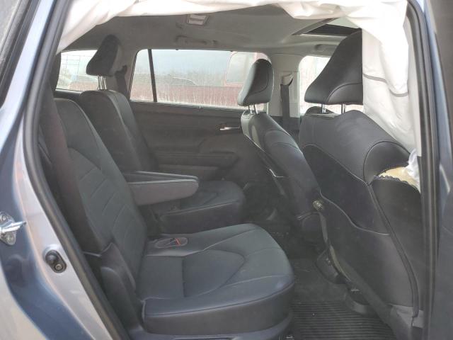 5TDGZRBH4MS146254 - 2021 TOYOTA HIGHLANDER XLE BLUE photo 11