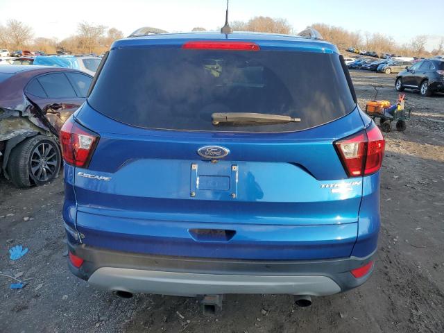 1FMCU9J93KUA50787 - 2019 FORD ESCAPE TITANIUM BLUE photo 6