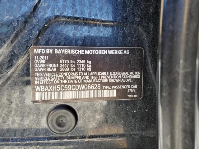 WBAXH5C59CDW06628 - 2012 BMW 528 XI BLACK photo 12