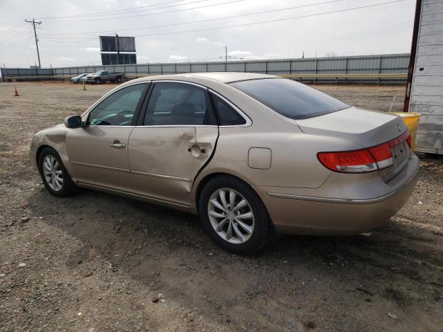 KMHFC46F26A137704 - 2006 HYUNDAI AZERA SE GOLD photo 2