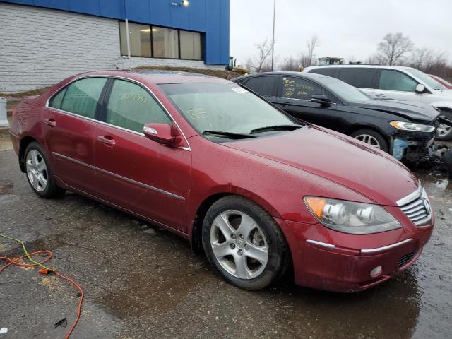 JH4KB16595C007805 - 2005 ACURA RL RED photo 4