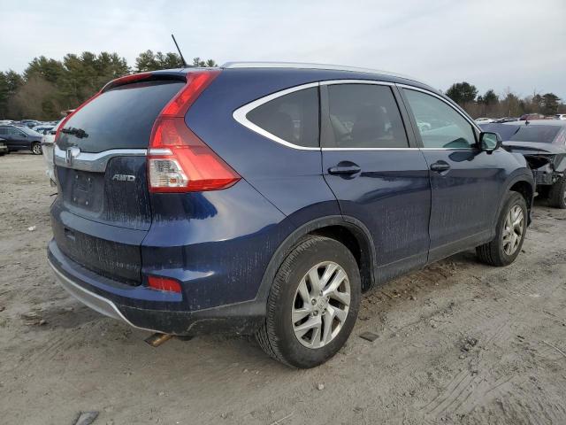 5J6RM4H71GL008678 - 2016 HONDA CR-V EXL BLUE photo 3