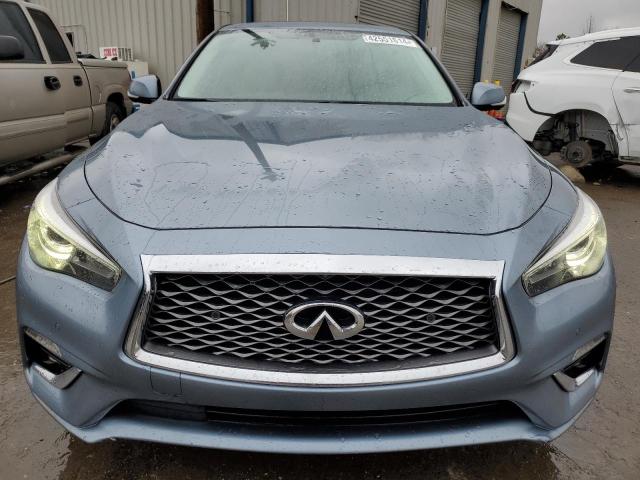 JN1EV7AR9KM590775 - 2019 INFINITI Q50 LUXE BLUE photo 5