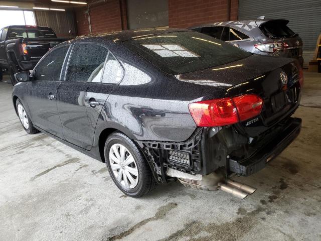 3VW2K7AJ6DM267842 - 2013 VOLKSWAGEN JETTA BASE BLACK photo 2