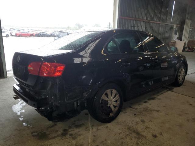 3VW2K7AJ6DM267842 - 2013 VOLKSWAGEN JETTA BASE BLACK photo 3