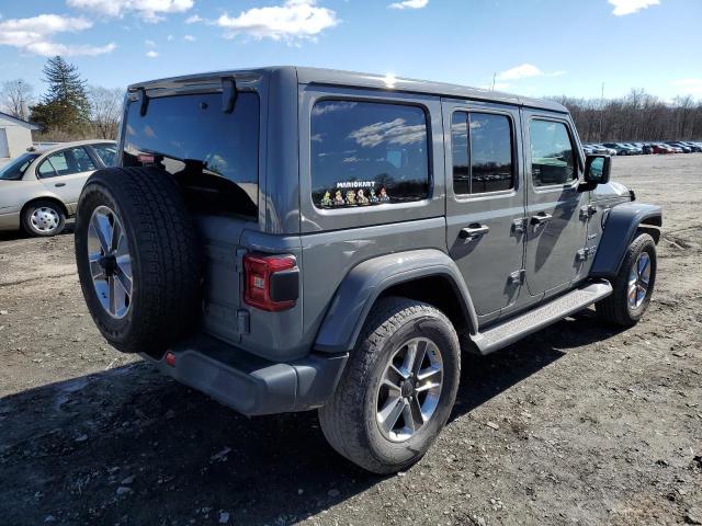 1C4HJXEN8MW614729 - 2021 JEEP WRANGLER U SAHARA GRAY photo 3