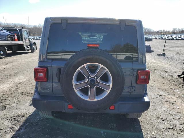 1C4HJXEN8MW614729 - 2021 JEEP WRANGLER U SAHARA GRAY photo 6