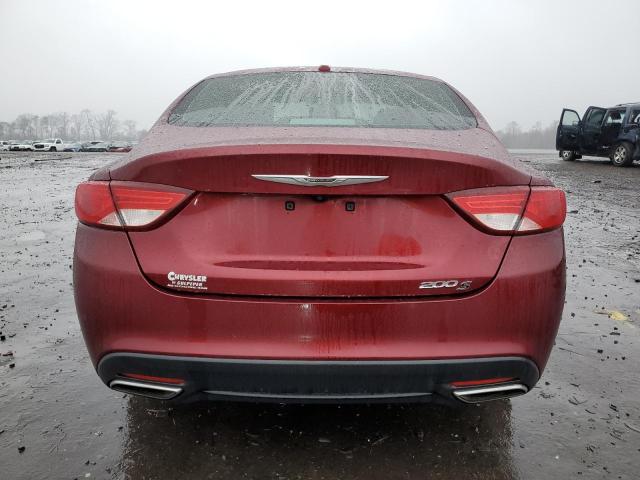 1C3CCCBB1FN536654 - 2015 CHRYSLER 200 S MAROON photo 6