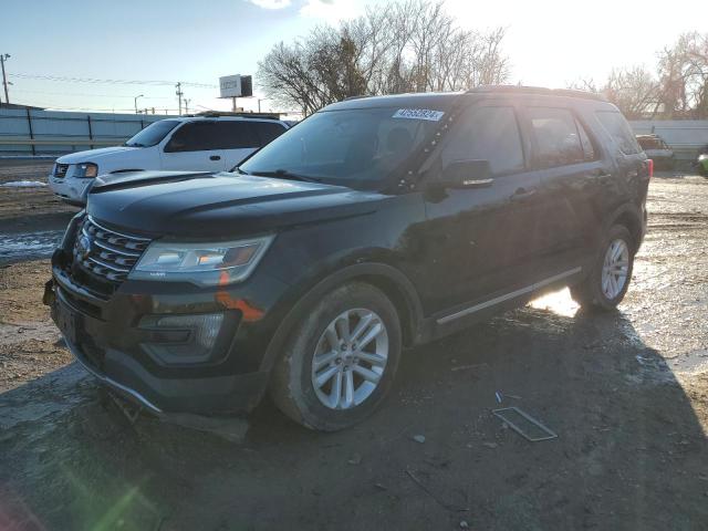 1FM5K7DH1GGB27314 - 2016 FORD EXPLORER XLT BLACK photo 1