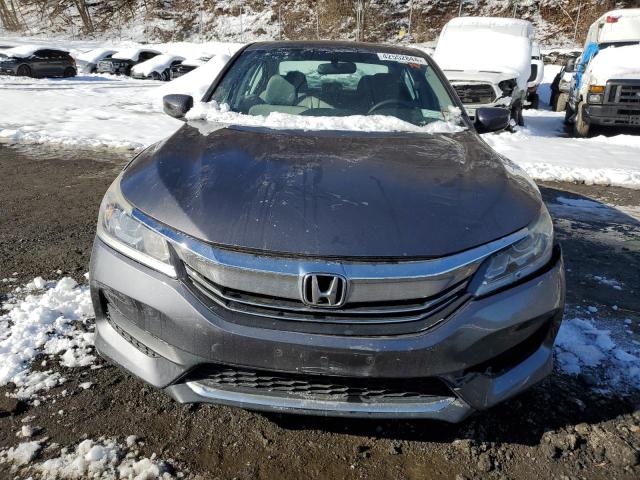 1HGCR2F32HA021021 - 2017 HONDA ACCORD LX GRAY photo 5