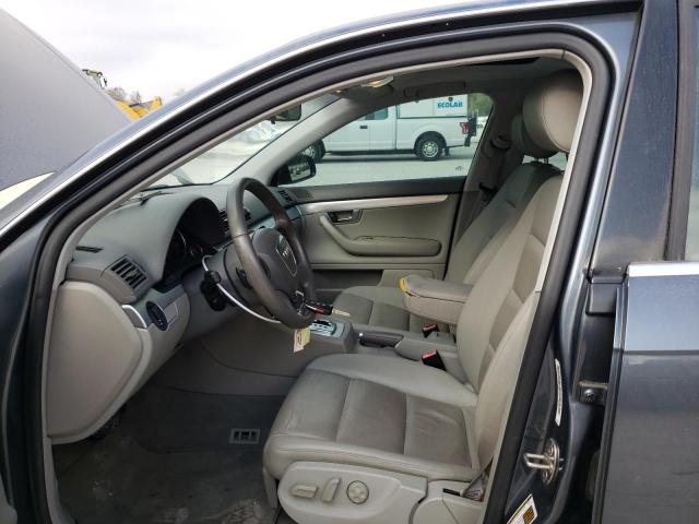 WAUAF78E48A134668 - 2008 AUDI A4 2.0T GRAY photo 7