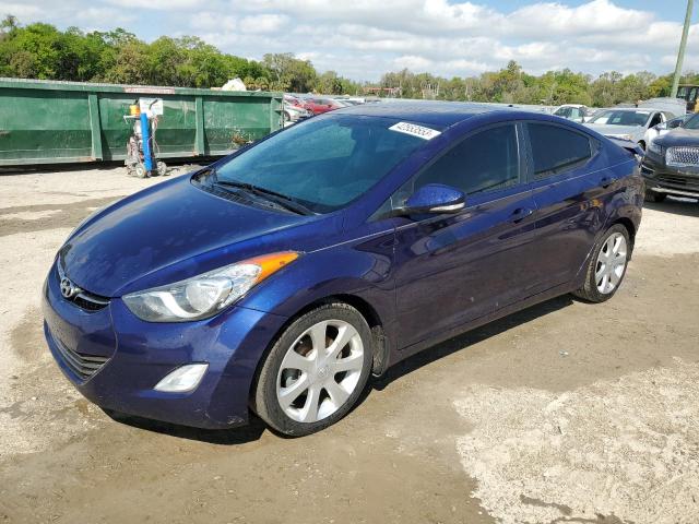 5NPDH4AE0DH417218 - 2013 HYUNDAI ELANTRA GL BLUE photo 1