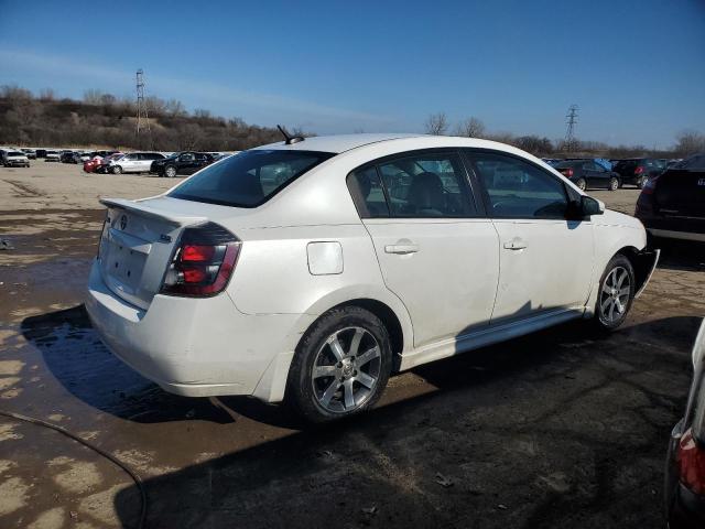 3N1AB6AP6CL658333 - 2012 NISSAN SENTRA 2.0 WHITE photo 3