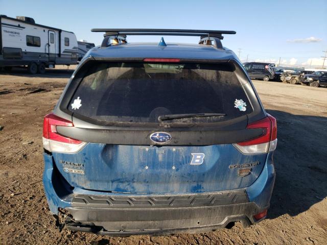 JF2SKAMCXNH438600 - 2022 SUBARU FORESTER WILDERNESS BLUE photo 6