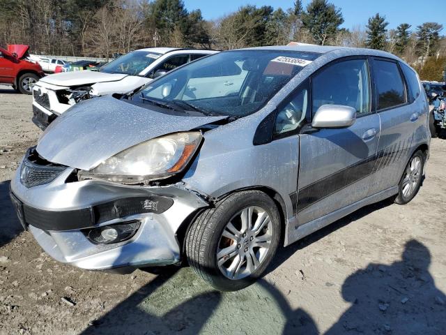 JHMGE8H54BC027779 - 2011 HONDA FIT SPORT SILVER photo 1