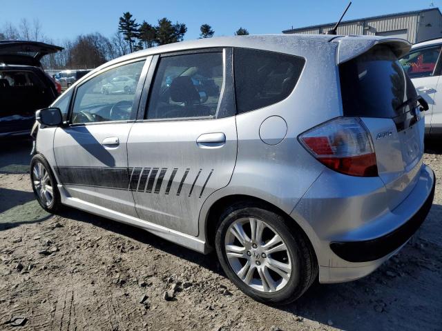 JHMGE8H54BC027779 - 2011 HONDA FIT SPORT SILVER photo 2