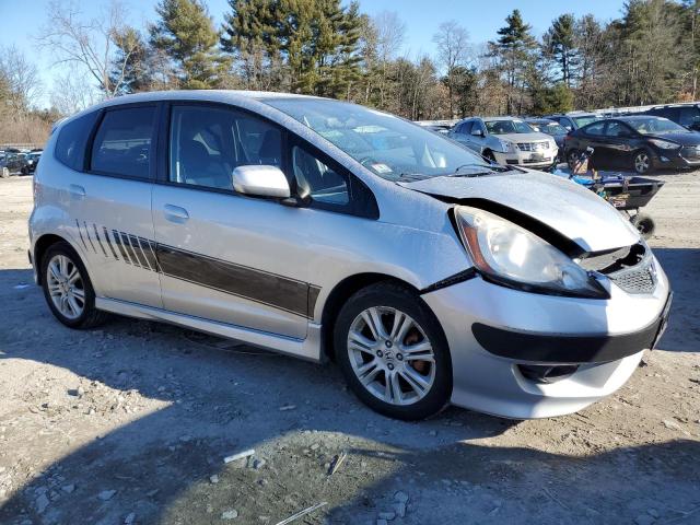 JHMGE8H54BC027779 - 2011 HONDA FIT SPORT SILVER photo 4