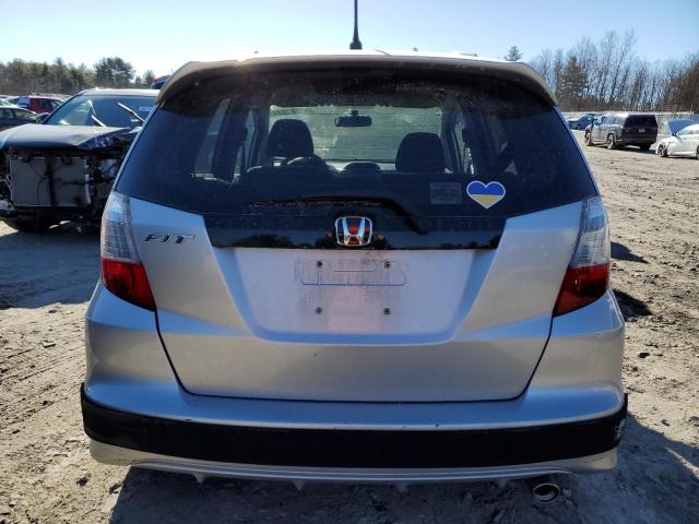 JHMGE8H54BC027779 - 2011 HONDA FIT SPORT SILVER photo 6