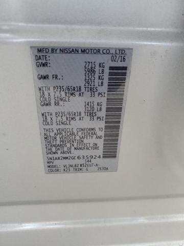 5N1AR2MM2GC635924 - 2016 NISSAN PATHFINDER S SILVER photo 13