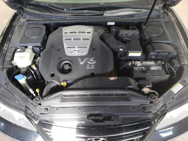 KMHFC46F57A186946 - 2007 HYUNDAI AZERA SE BLACK photo 11