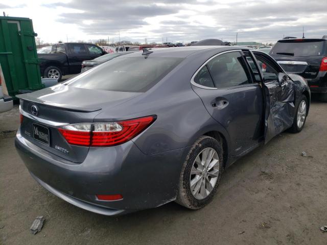 JTHBW1GG4E2066304 - 2014 LEXUS ES 300H GRAY photo 3