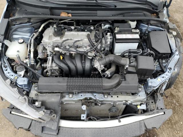 5YFEPMAE7MP168555 - 2021 TOYOTA COROLLA LE BLUE photo 11