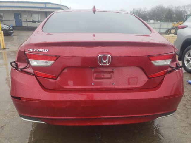 1HGCV1F10JA192005 - 2018 HONDA ACCORD LX RED photo 6