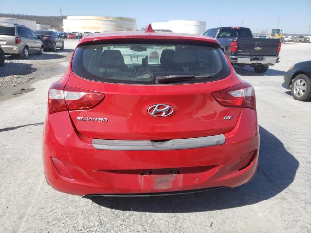 KMHD35LE3DU101878 - 2013 HYUNDAI ELANTRA GT RED photo 6