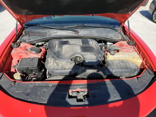 2C3CDXBG3HH629879 - 2017 DODGE CHARGER SE RED photo 11