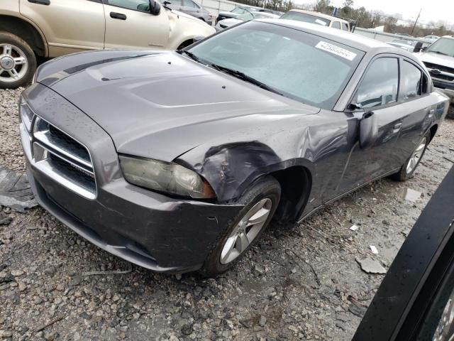 2C3CDXBG5EH248420 - 2014 DODGE CHARGER SE GRAY photo 1