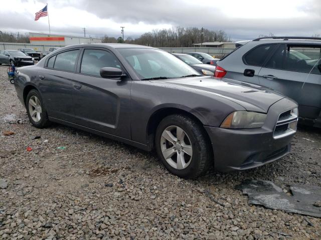 2C3CDXBG5EH248420 - 2014 DODGE CHARGER SE GRAY photo 4