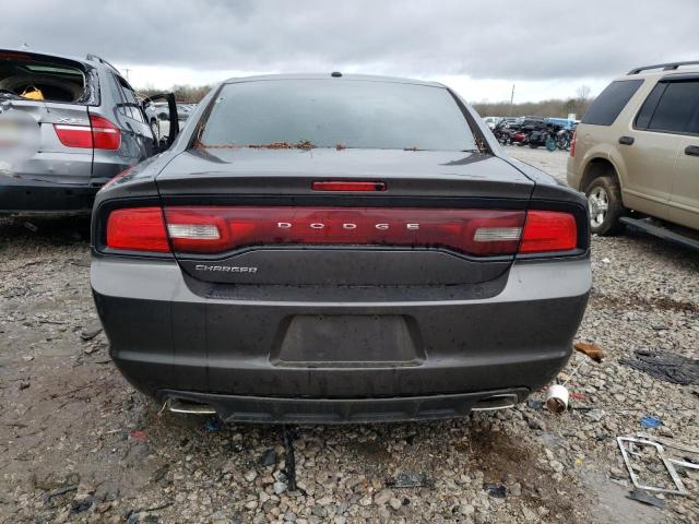 2C3CDXBG5EH248420 - 2014 DODGE CHARGER SE GRAY photo 6