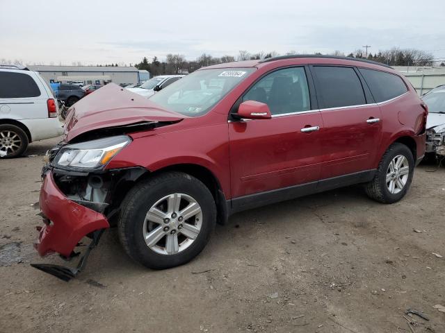 1GNKRHKD3EJ296296 - 2014 CHEVROLET TRAVERSE LT BURGUNDY photo 1