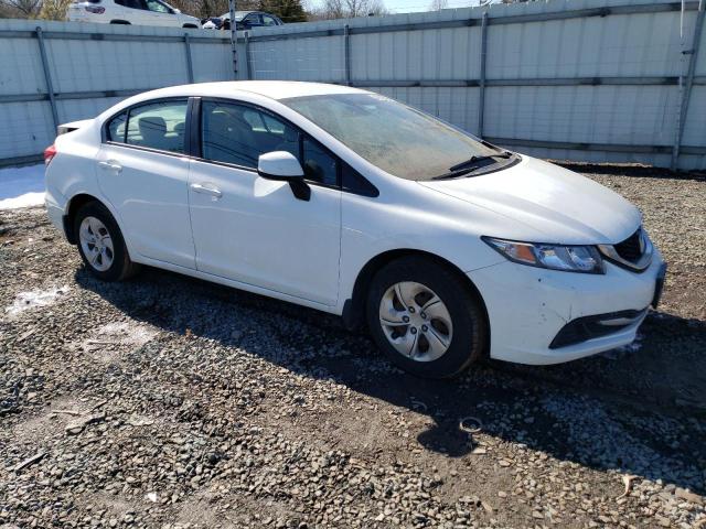 19XFB2F52DE060796 - 2013 HONDA CIVIC LX WHITE photo 4