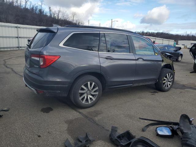 5FNYF6H5XMB026102 - 2021 HONDA PILOT EXL GRAY photo 3