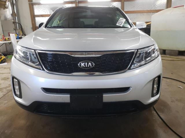 5XYKUDA75EG498245 - 2014 KIA SORENTO EX SILVER photo 5