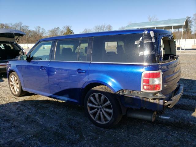 2FMGK5C85DBD19594 - 2013 FORD FLEX SEL BLUE photo 2