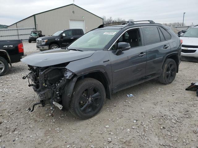 JTMEWRFV4LD532845 - 2020 TOYOTA RAV4 XSE GRAY photo 1