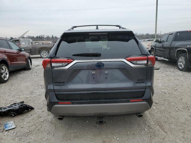 JTMEWRFV4LD532845 - 2020 TOYOTA RAV4 XSE GRAY photo 6