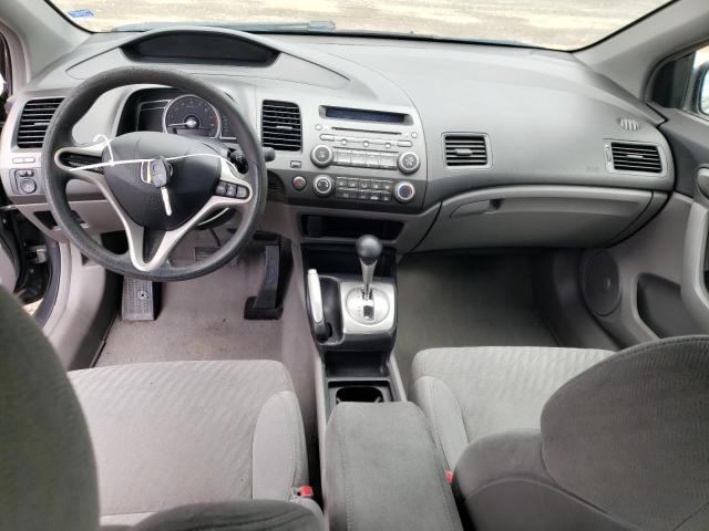 2HGFG1B66AH526953 - 2010 HONDA CIVIC LX GRAY photo 8