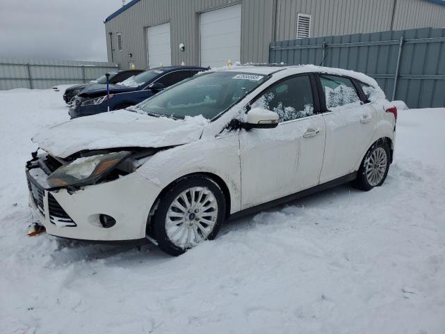 1FAHP3N26CL116080 - 2012 FORD FOCUS TITANIUM WHITE photo 1